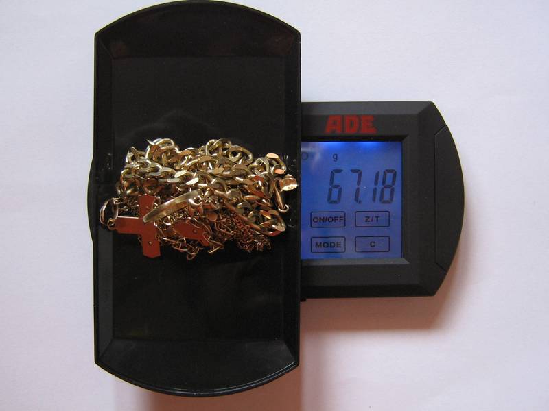67.18 grams of gold jewelry bought and sold in 2010 by GOLDIVANTI LP