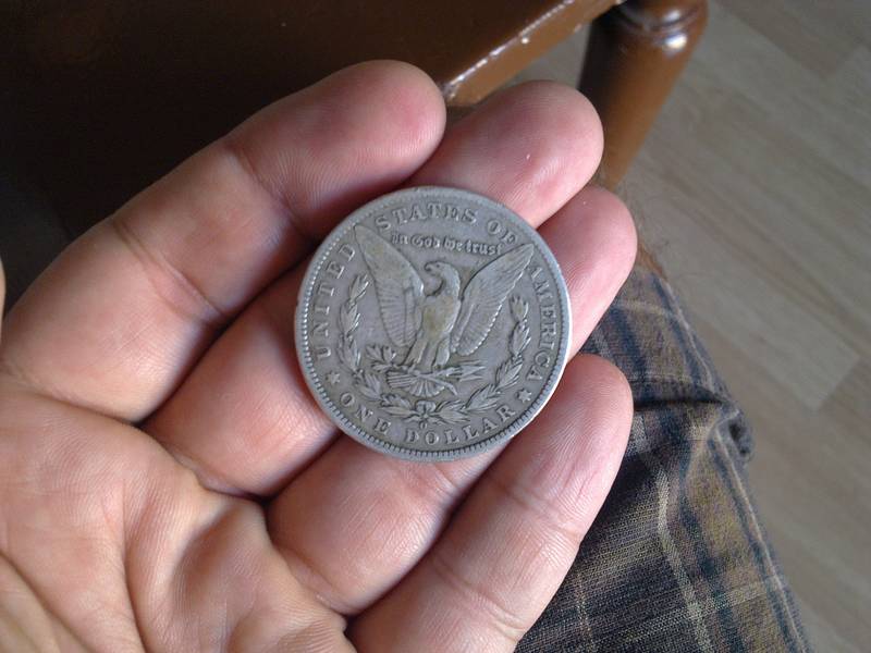 This is one silver dollar of U.S.A. from 1901