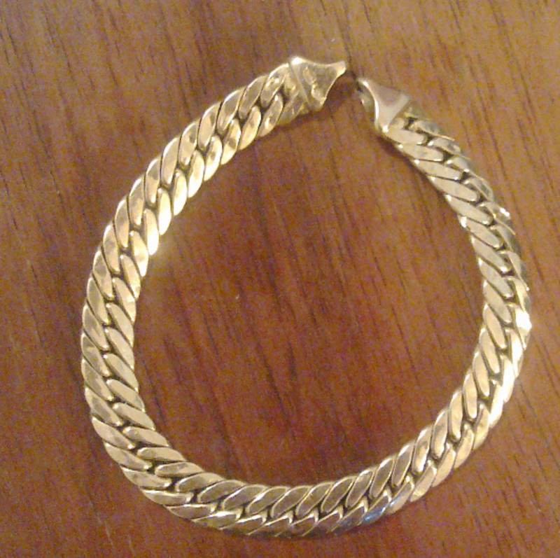 Scrap gold bracelet