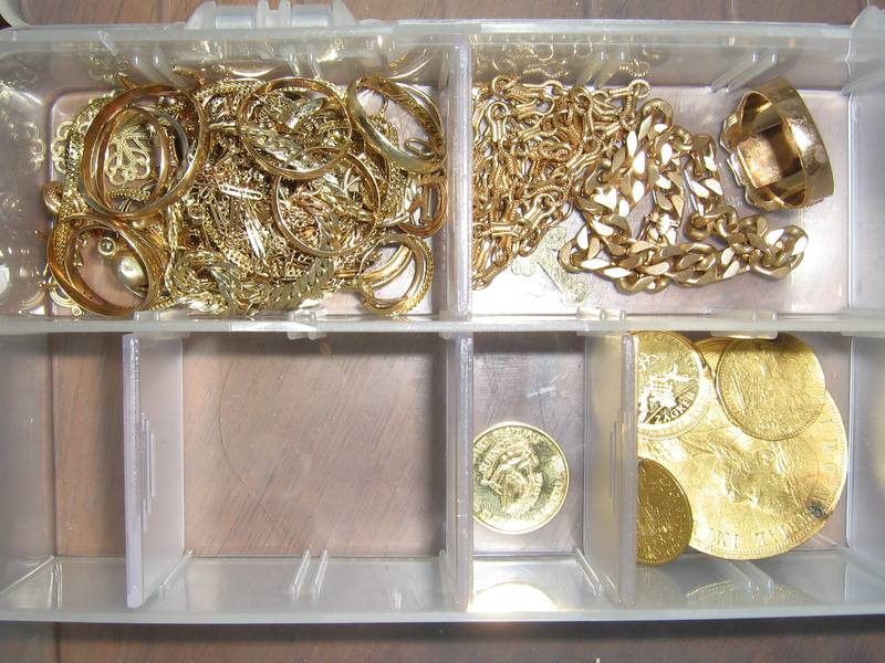 Beautiful box of scrap gold on August 31st 2010