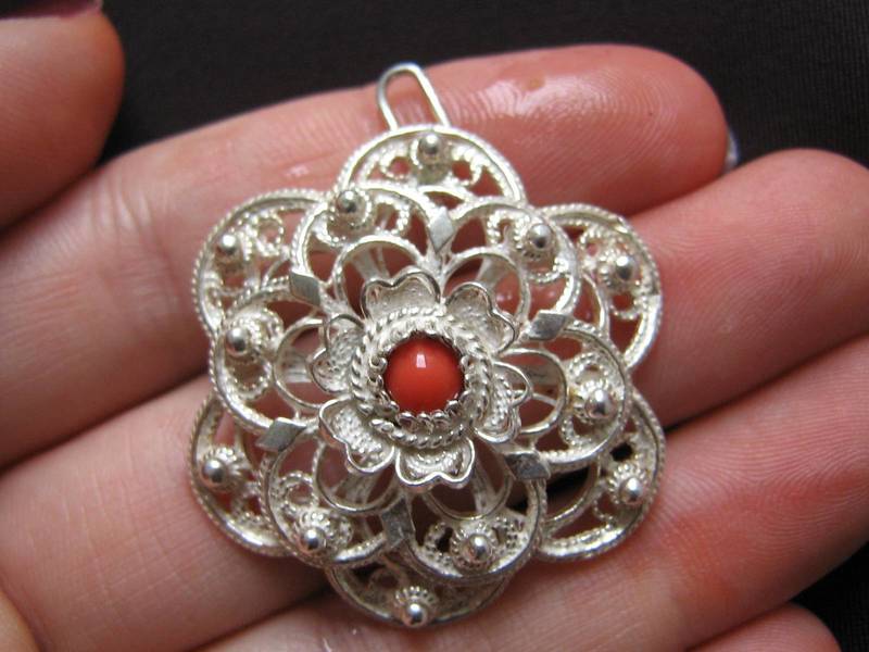 Filigree silver jewelry