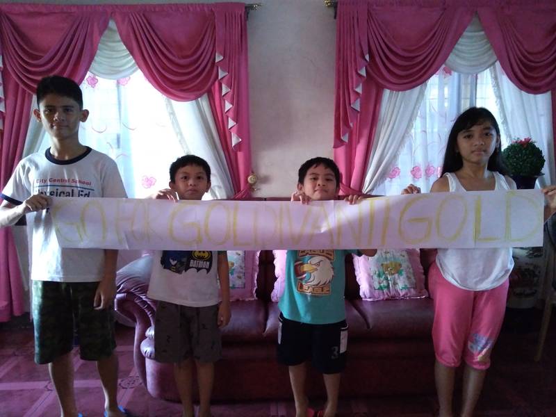 Go Goldivanti Gold! -- Greetings from Sandy Orencia from Philippines
