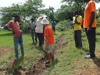 Miners prospecting for gold