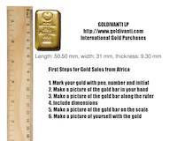 First Steps for Purchase of Gold from Africa