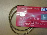 VISA card for my gold buying company in Croatia