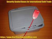 Gold Security Boxes -- Delivery Worldwide