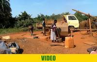 Child on mining site