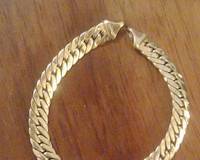 Scrap gold bracelet