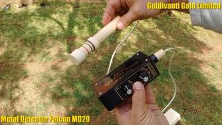 Falcon MD20 Gold Detector for gold prospecting in rocks